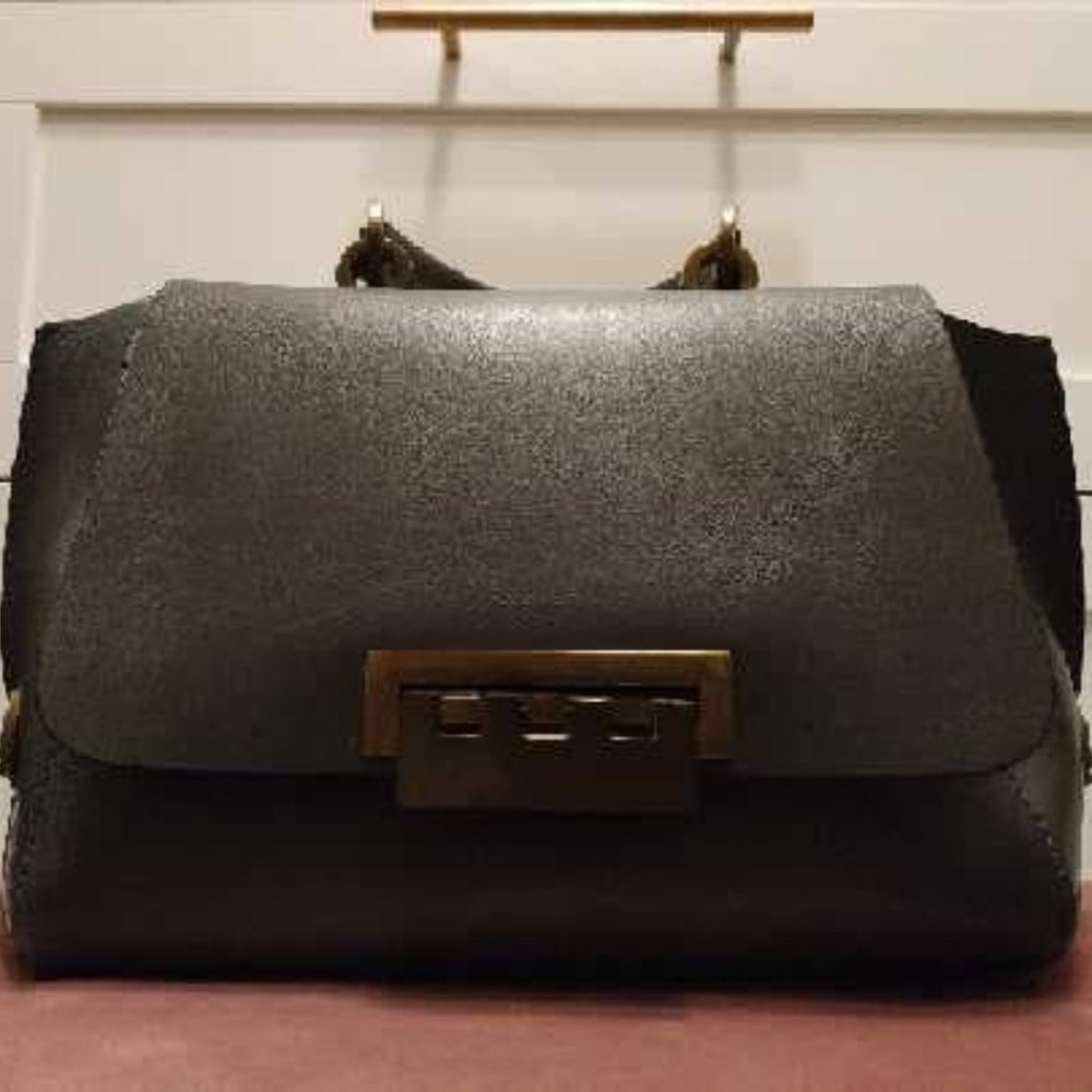 ZAC Zac Posen Earthette Leather Shoulder Bag